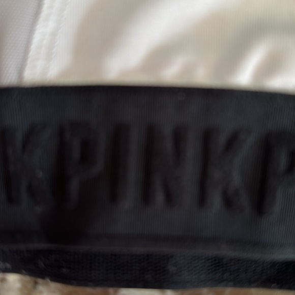 Black and white Victoria Secret PINK sports bra set - Picture 4 of 8